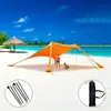 Toldo de Praia Lycra Transfronteiriço Proteção Solar Externa e Frescor Lycra Elástico em Quatro Lados Tenda Toldo para Acampamento à Beira-Mar