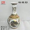 Vasijas de Cerámica Estilo Antiguo para Vino, Ollas, Jarras, Botellas de Fondo Puntiagudo, Tazones de Cerámica, Ollas de Cerámica de Colores con Patrón de Danza, Artículos Decorativos, Cerámica Negra Majiayao