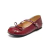 Zapatos Mary Jane con Lazo Augushiden para Mujer 2026 Nuevo Modelo de Otoño con Aumento Interno de Altura, Vintage para el Trabajo, Zapatos de Salón Exquisitos