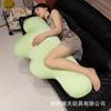 Nubes de Seda de Hielo Cojín de Mesita de Noche Almohada Pinza para Dormir Pierna Almohada Larga Cojín para Respaldo Cojín para Cintura Almohada de Nubes