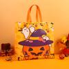 Presente Grande de Halloween Transfronteiriço Cabeça de Abóbora Não Tecido Fantasma Engraçado Doce Presente Saco de Embalagem de Desenho Animado para Festival de Fantasmas