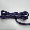 Corda Paracord Poliéster Redonda Sarja Colorida Preta 5mm Cordão para Bolsa DIY Corda de Moletom Calça Corda de Mala