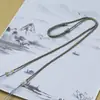 Pingente Cruz Dzi Tecido Artesanal DIY Cordão para Pendurar Aventurina Ágata Cordão de Joia Ajustável
