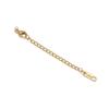 Corrente Estendida Atacado Aço Inoxidável 18K Letreiramento Corrente de Cauda 5cm Fecho Lagosta Conjunto Colar Pulseira DIY Acessórios de Joias