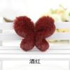 Acessórios DIY Brincos de Borboleta de Pelúcia Acessórios para Roupa Sapato Material Grampo de Cabelo Infantil Flor de Cabeça Adesivo de Tecido Pingente Pingente