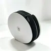 Fecho de Velcro de Nylon em Estoque para Roupas, Fita de Velcro Adesiva Preta, Fecho de Velcro Forte Autoadesivo
