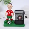 Portaplumas de Fútbol Celebración Mundial Venta al por Mayor Transfronteriza Artesanía de Resina Adorno de Regalo Papelería Creativa para Estudiantes