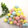 Pompones de Color Degradado de Alta Elasticidad, Bolas de Felpa de Tamaños Mixtos para Manualidades de Bricolaje para Niños, Educación Temprana, Personalizable por el Fabricante