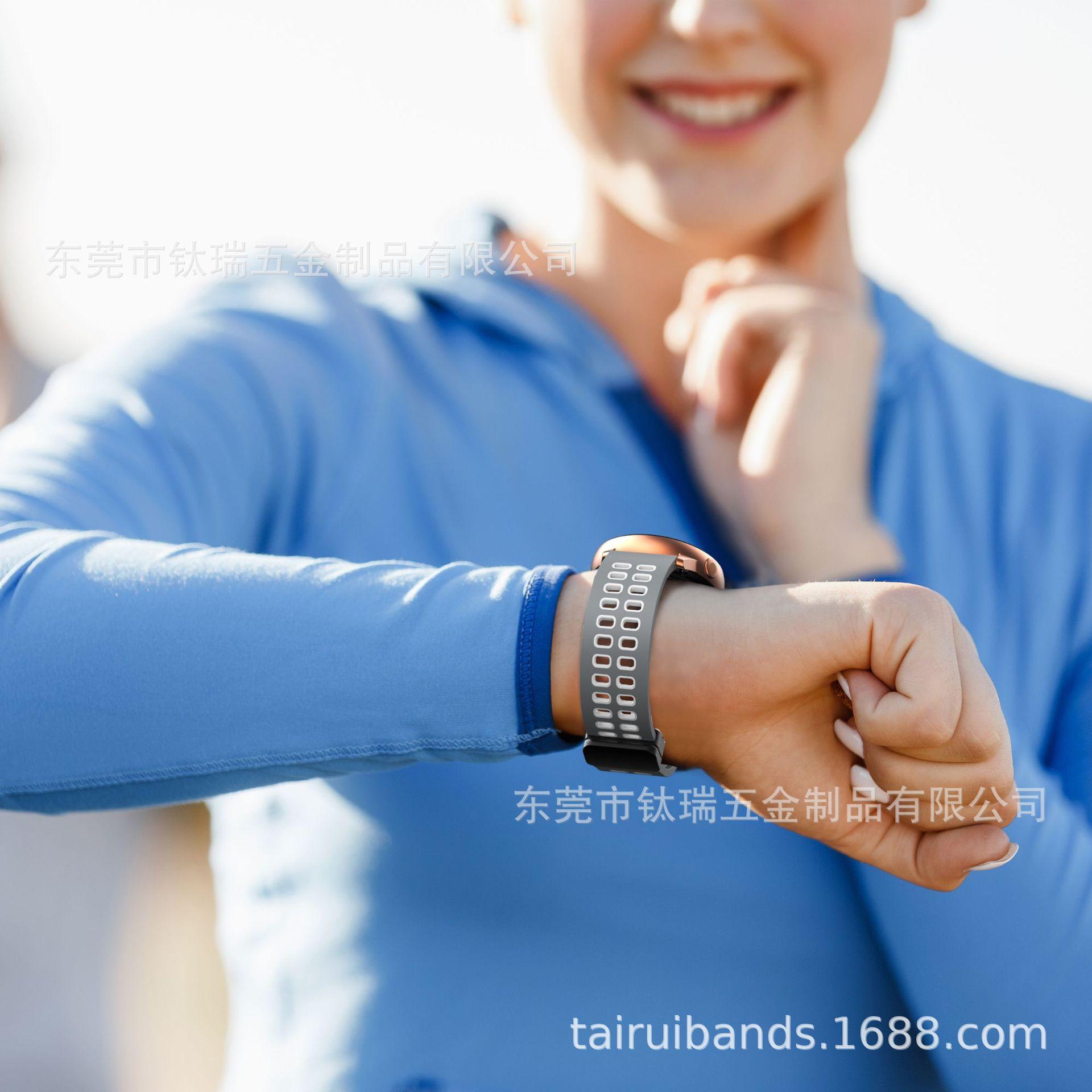 22mm磁吸硅胶表带