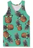 2026 Nuevo Popular Traje de Piña para Hombre Primavera y Verano Talla Grande Estampado Diseño 3D