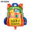 Amazon Globo de Película de Aluminio Forma de Mochila Escolar de Dibujos Animados Temporada de Regreso a Clases Decoración Escolar Infantil Globo