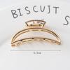 Pinza para el pelo de metal estilo minimizado Pinza pequeña para el pelo Accesorios para el pelo retro europeos y americanos Accesorios para la cabeza coreanos