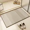 Alfombrilla Suave para Pies Estilo Wabi-Sabi Transfronteriza, Alfombrilla Absorbente para Piso de Baño, Alfombrilla Antideslizante de Secado Rápido para Entrada de Baño