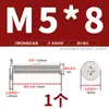 Tornillos de Cabeza Plana Delgada niquelados, de Forma Delgada, de Borde Delgado, Cabeza Plana Grande, Cabeza Plana Negra, Tornillos Phillips, Cabeza Plana M2M3M4M5M6