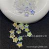 Cuentas de Cristal Checo Pentagrama 8mm Estrella Pequeña Parche Nail Art DIY Accesorios de Joyería Colgante Pulsera Accesorios de Joyería