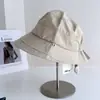 Sombrero de Pescador Ligero, Transpirable y Elástico para Mujer, Sombrero de Tela con Protección Solar para Verano, Sombrero Cubo con Sencillo Logo de Corazón, Sombrero de Sol, Moderno