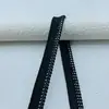 Fita de Zíper Lurex Dourado e Prata 4mm Cordão de Viés Tira de Acabamento para Cortina Almofada de Sofá Têxtil de Casa Tira de Viés Tira de Inserção para Roupa