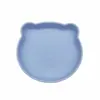 Plato de Cena Nuevo de Silicona con Forma de Oso para Niños de Amazon, Utensilios de Alimentación Complementaria para Bebés y Niños Pequeños en Stock