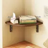 Prateleira de Parede Canto Estante de Livros Decoração de Parede da Sala de Estar Canto da Parede do Quarto Prateleira de Canto com Divisórias de Múltiplas Camadas