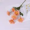 Margarida Artificial Flor Artificial de Plástico Orquídea Saltitante Projeto de Decoração de Jardim Cosmos ao Ar Livre Flor de Seda