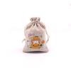 Bolsa de dulces de Halloween, bolsa de regalo divertida de calabaza, bolsa de regalo de venta caliente transfronteriza, 12 juegos de bolsas de tela de algodón y lino con cordón