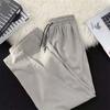 Pantalones de trabajo de estilo americano para hombre, estilo retro, informales, de otoño e invierno, de marca de moda, holgados y rectos.