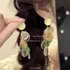 Pendientes de Flor de Racimo de Cuentas de Arroz y Cuentas de Cristal con Aguja de Plata Estilo Casual Moda Versátil Dulces Pendientes de Botón con un Diseño Único para Mujeres
