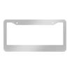 Venta Caliente Marco de Placa de Licencia de EE. UU. Acero Inoxidable Engrosado Aleación de Aluminio Fibra de Carbono Marco de Placa de Licencia Marco de Placa de Licencia de EE. UU. Puede Agregar LOGO