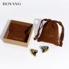 Nueva Venta Caliente Bolsa de Joyería de Sarga de Algodón Bolsa de Joyería Pequeña Bolsa de Joyería Boca con Cinturón de Alta Gama Bolsa de Joyería para Joyería Personalizada