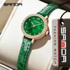 El Reloj de Mujer Más Vendido de Sanda Amazon es Compacto, Ligero, Resistente al Agua, Reloj de Cuarzo para Mujer con Esfera de Nácar Incrustada de Diamantes, Reloj para Mujer