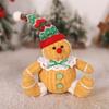 Semanal Transfronterizo Nuevo Hombre de Jengibre Navideño Sentado Muñeco Sombrero de Chef de Dibujos Animados Colgante Hombre Galleta Diseño de Escena