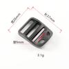 Ventas directas de fábrica Hebilla de malla de 20 mm Hebilla de escalera plana Cinta para mochila ajustable con hebilla de cuatro posiciones Hebilla de escalera plana