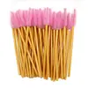 Herramientas Desechables para Extensiones de Pestañas Varilla Dorada Cepillo para Pestañas Cepillo para Cejas Peine para Pestañas Cepillo para Máscara de Pestañas Cepillo Espiral Herramientas para Pestañas