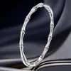 Nuevo Pulsera de Resina, Bambú y Acero Inoxidable Transfronteriza para Mujer, Pulsera Sencilla de Acero de Titanio, Joyería para Mujer al por Mayor