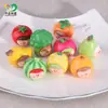Figuras de Escritorio de Resina DIY Fruta Li Si Bolsas Sorpresa para Transmisiones en Vivo Muñecas Creativas de Dibujos Animados
