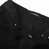 Jeans negros de pierna recta estilo americano minimalista de 11 oz, unisex, corte holgado, versátiles, básicos, acabado lavado, modernos, casuales, pantalones de pierna ancha