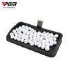 Pgm Golf Tee Box Tee Box de Goma Suave con Soporte para Video de Teléfono Suministros de Práctica Soporte para Teléfono de Gran Capacidad