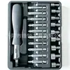 Juego de Brocas de 109 Piezas, Brocas para Metal, Brocas Helicoidales, Brocas Planas para Carpintería, Brocas de Centro, Brocas para Agujeros, Juego de Brocas con Vasos