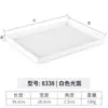 Bandeja Xiangyuanmei Plato Rectangular de Plástico Bandeja para Pan Taza de Almacenamiento para Artículos de Tocador Comerciales Plato para Servir