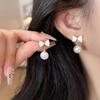 Aretes de Perlas Falsas Estilo Lujo Ligero, Modernos y Versátiles, Aretes de Celebridad de Internet en Tendencia 2025, Venta al por Mayor desde Yiwu