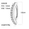 Amazon Quente Novo Argola de Umbigo Gota de Amor Argola de Umbigo com Zircônia Incrustada em Cobre Argola de Umbigo em Arco Joias para Piercing