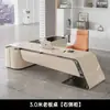 Escritorio ejecutivo pintado, escritorio de presidente, escritorio de oficina, estilo guerrero negro, diseño minimalista moderno, gama alta, escritorio de diseñador, escritorio de gerente de gama alta, escritorio ejecutivo grande