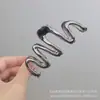 Pinza para el Cabello de Onda Grande Aleación Forma MM Parte Posterior de la Cabeza y2k Recogido Pinza de Garra Mujeres ins Estilo Frío Pinza de Garra para el Cabello Pinza de Tiburón de Nicho
