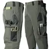 Pantalones Tácticos de Alta Venta Transfronterizos para Hombre, Primavera y Otoño, Resistentes al Desgaste, Multibolsillos, Resistentes al Agua, Pantalones Multibolsillos para Exteriores