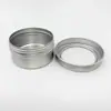 80g ml Color Natural Caja de Aluminio 68*35mm Ventana Lata de Aluminio Caja de Almacenamiento para Pendientes Pulseras Accesorios de Joyería Caja de Aluminio Lista para la Venta