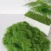 Musgo Artificial Grama Sintética DIY Fio de Musgo Artificial Gramado Filamentoso Planta Verde Decoração Micro Paisagem Rochoso Paisagismo Bonsai