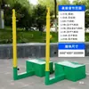 Soporte de Voleibol Cuatro en Uno, Poste de Voleibol Inflable, Poste de Bádminton, Poste de Tenis, Poste de Voleibol Inflable Multifuncional Móvil para Exteriores