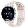 Adecuado para Correa de Reloj Huawei Watch Strap Gt3-6/Honor Watch Huella de Perro Hueso Calado Correa de Reloj de Silicona 18/20/22mm