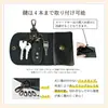 Bolsa de Chaves Doméstica de Couro Multifuncional Personalizada Porta-Moedas Dobrável Porta-Cartões de Moedas de Couro Japonês Estojo de Chaves