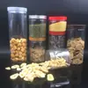 Frascos de Plástico Transparente para Mascotas al por Mayor en Stock, Botellas de Plástico de Boca Ancha con Tapa de Aluminio de Tirar, Frascos de Plástico Sólido para Almacenamiento